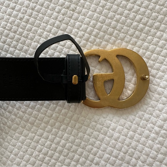 Gucci wide leather belt size 80/32 - Picture 7 of 14
